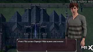 Erotic journey through a sensual dungeon with a pregnant character in a porn game
