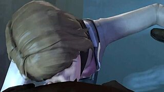 Erotic SFM video featuring a black model bouncing and playing with her toys