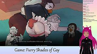Vtuber Lewdneko Dives into Furry Gay Game Action