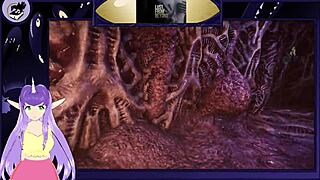 in lust from beyond part 8, the anime hentai game unfolds with intense scenes