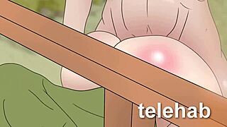 Alex and Steve's steamy encounter in Minecraft hentai cartoon