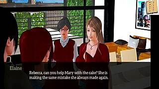 Adult visual novel with gameplay and erotic story