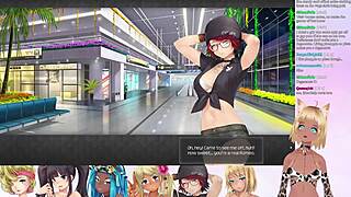 Sensual Vtuber lewdneko continues to play HuniePop 2: Double Date