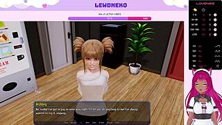 Vtuber Lewdneko Plays Harem Hotel with Cute Maid in Part 5