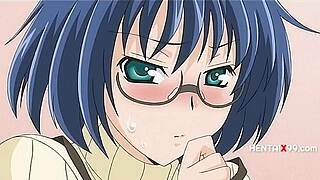 Virgin girl begs classmate for penis view to sketch, ends up screwed - hentai