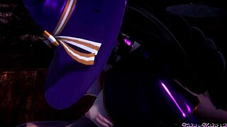 Wow! Genshin Impact Hentai 3D Mona Boobjob and Fucked in Anime Style