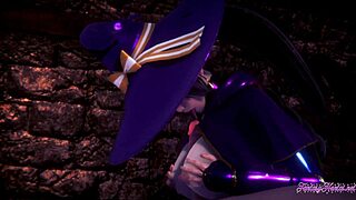 Wow! Genshin Impact Hentai 3D Mona Boobjob and Fucked in Anime Style