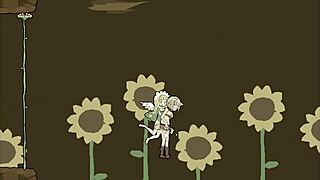 The artistic animation of a flower fairy in action - scenes 7.0