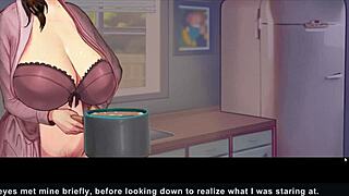 Animated big ass and tits in sensual game