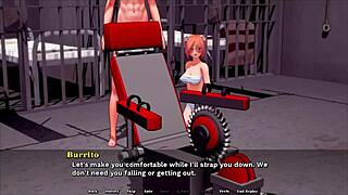 Sensual anime with bondage and gangbang action
