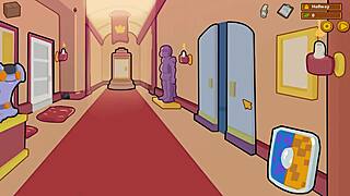 3D animated ebony ass play in The Simpsons' Burns mansion