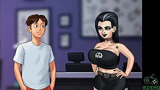 Summertime saga ep 83 - role de moto com a eve 😈