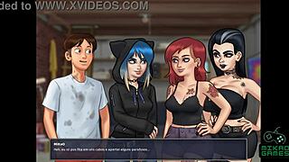 Summertime saga ep 83 - role de moto com a eve 😈
