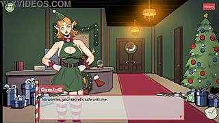 Claus Secret Surprise in Xmas Hentai Game Ep 2 at Christmas Factory