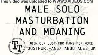 Sensual gay ASMR solo masturbation experience