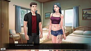 complete gameplay of our red string part 45 with intense public moments and deep connections