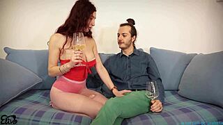 Boyfriend ignores me, so I call my lover for couch banging