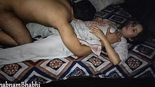 Beautiful Indian wife in exotic hardcore sex with bride.