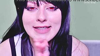 Femdom Tifa Lockhart role-play ruins orgasm until wedgie submission