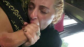 Caught Without a Bus Ticket, Forced to Suck Inspector’s Huge Cock in Public Part 1