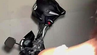 colombiana takes a huge cock in her tight culo at a public mall parking lot, part 1.