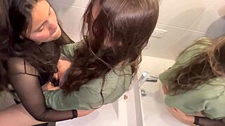Discovering My Husband's Lover in My Closet, Now I’m Fingering Her Too in Homemade Clip