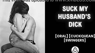 i watch my husband fuck another woman, feeling every lick