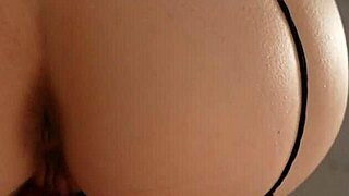 licked my stepsister’s pussy raw then coated her tits with cum