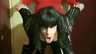 Crossdresser takes ass to mouth collection part 1