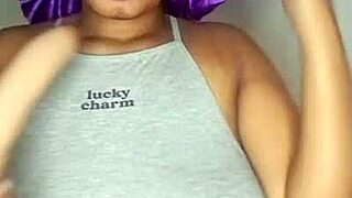Juicy melon exposes sweet flesh, tempting eager tongue