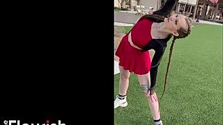 Backdoor action with hot redhead Erin Everheart in this trailer