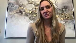 Meet JJ, the stunning tall blonde milf in her first interview.