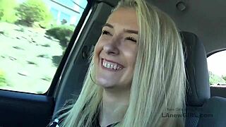 skinny blonde takes that huge cock deep at her audition