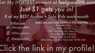 cnc roleplay with rough domination and soothing aftercare audio