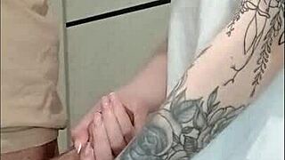 Stepmom’s Friend Jerks Me Off at Wild House Party