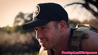 hey, watch this glamcore babe ride that officer's dick