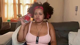 what’s with this chubby ebony girl burping and farting over coke?