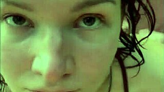 Horny teen in bikini gives oily titjob and sucks me off on public beach