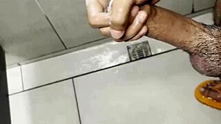 Hey, guess what? I’m touching myself in the gym bathroom for part 2!