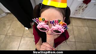Stepmom and Stepsister Team Up for Naughty Private Party! Cheer Up Heartbroken Stepson!