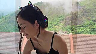 Beautiful white whore enters my house to fuck me, but is she my girlfriend or just a friend with heels and anal?