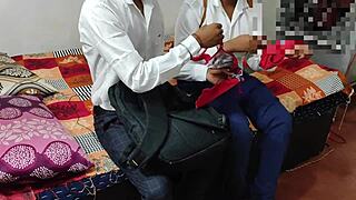 damn, my indian desi college girlfriend’s pussy gets pounded hard outdoors at the hotel!