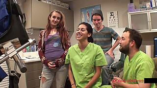 Tampa University Physical Exam with Ami Rogue Getting Fingered