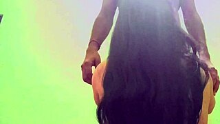 young desi newlywed wife lifted and roughly fucked doggystyle by husband for creampie orgasm