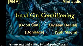 M4f Good Girl Conditioning! Bound And Orgasming