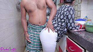 Hey, why’s my father-in-law sneaking grabs in the kitchen? He’s pounding me tight in wild positions!