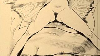 I’m obsessed with these vintage erotic hairy sketches