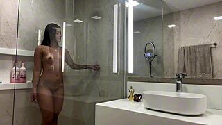 Surprise Shower Moment Turns Into a Steamy Creampie Finish - Full on Sheer! 😍