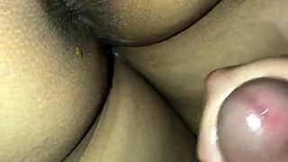 Intriguing gay anal creampie with cum on ass and ass worship