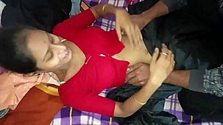 Indian beauty gives boyfriend one last fuck before marriage
